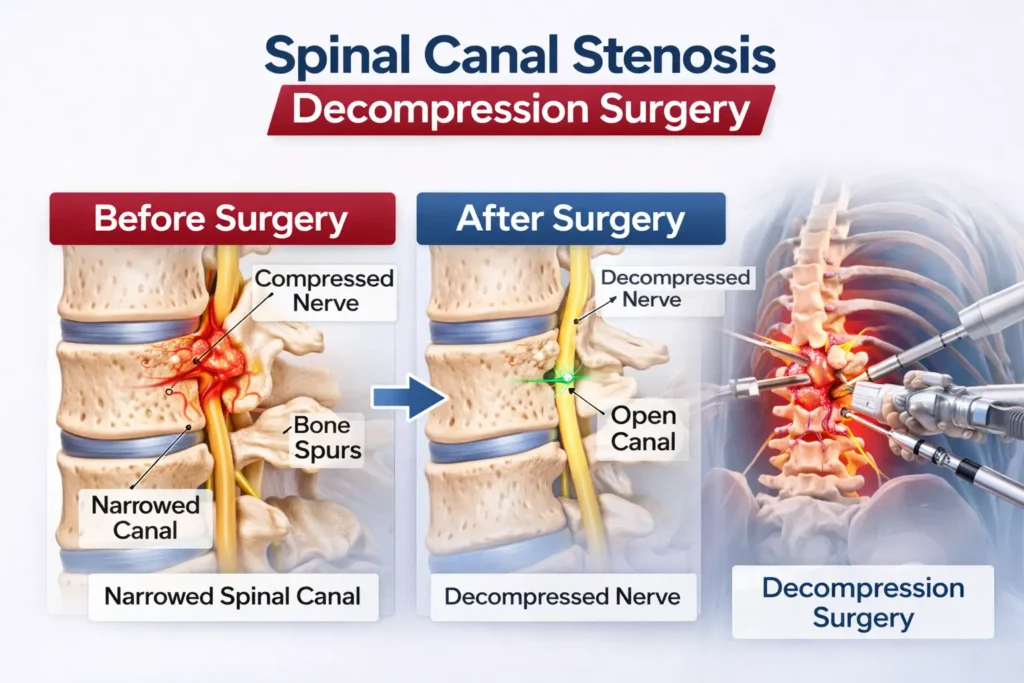 Spinal canal stenosis decompression treatment in Bangladesh