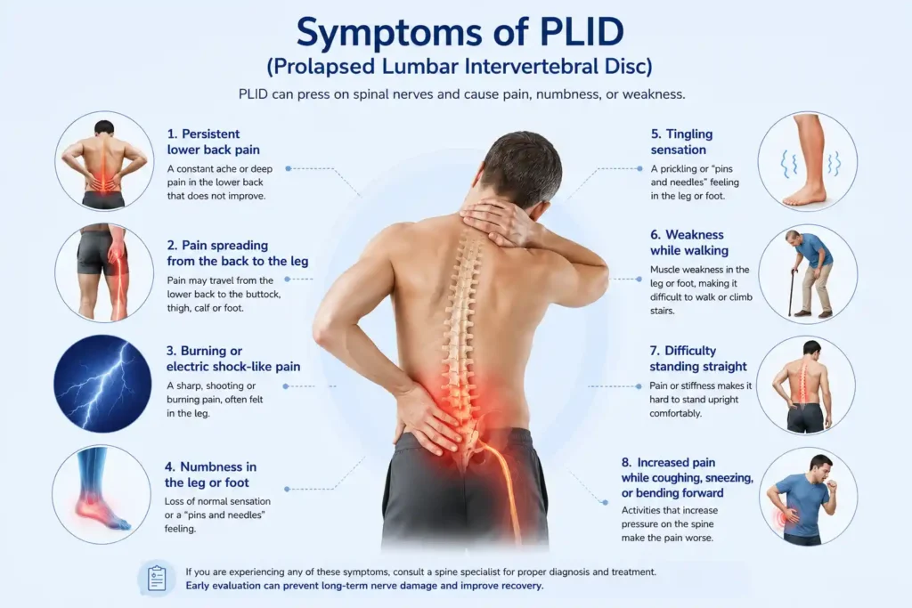 PLID symptom explain by PLID Specialist doctor in dhaka - Dr MD Ziaul Hasan