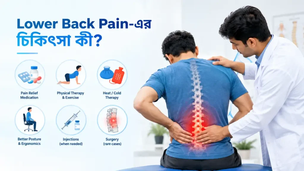 Lower Back Pain-এর চিকিৎসা কী_
