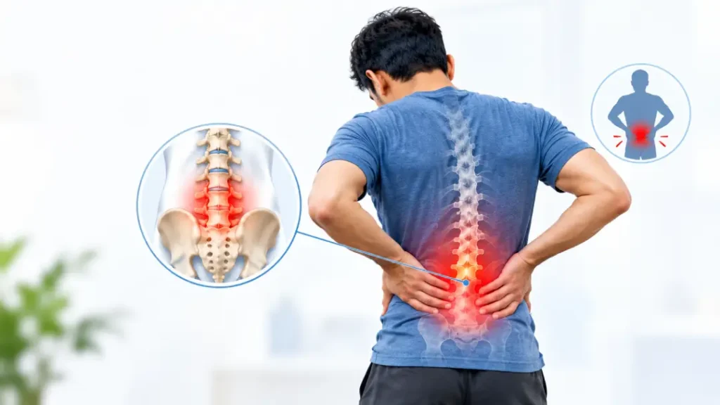 Lower Back Pain কী_? Visual graphics for lower back pain