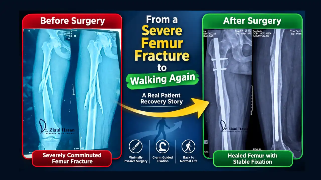 Severe Femur Fracture Recovery